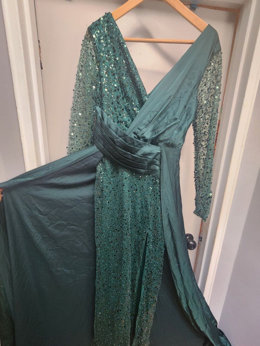 Faeriesty, NWOT, Emerald Green Formal Dress S